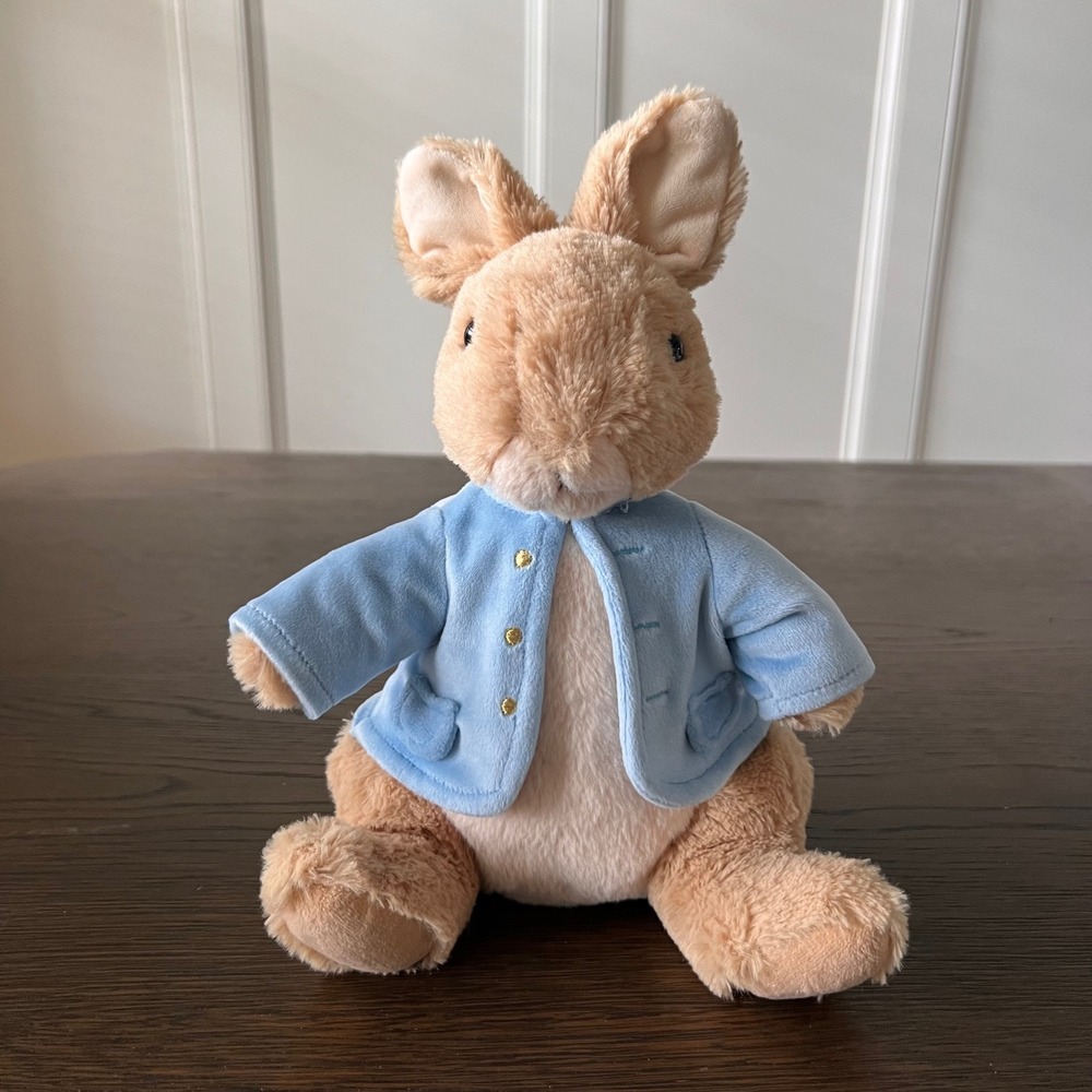 Pottery Barn Kids Beatrix Potter Peter Rabbit Plush Blue Jacket 988735 2024